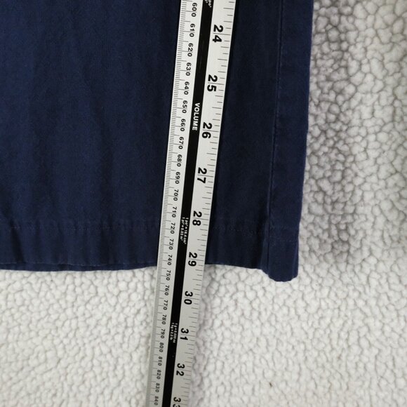Madewell Pants Womens 32 Navy Blue Widelegger Lightweight Cotton Summer 29L - Picture 8 of 13